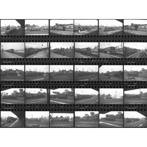 436 - Railway. B.R. Steam. A small collection of approx. 73, black and white, 35mm negatives, mainly in st... 