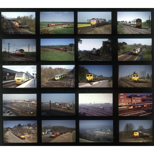 445 - Railway. Modern Traction-Neil Harvey Collection. A good quality collection of modern traction slides... 