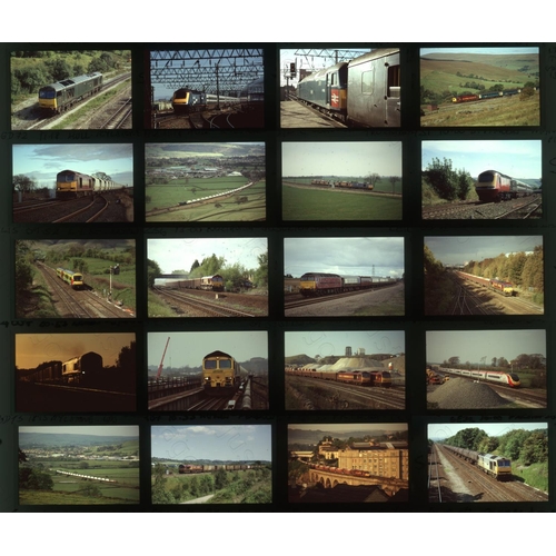 446 - Railway. Modern Traction-Neil Harvey Collection. A good quality collection of modern traction slides... 