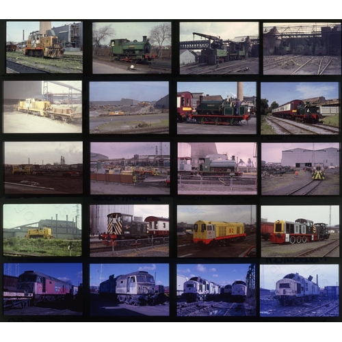 457 - Railway. Industrial. A collection of approx. 135 x 35mm, colour slides, on mixed film stock. The sli... 