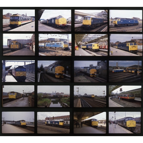 461 - Railway. Modern Traction. A small selection of approx. 100 x 35mm, original colour slides, mainly on... 