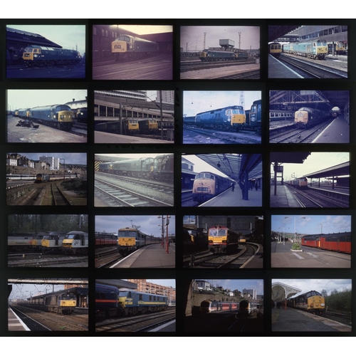 462 - Railway. Modern Traction. A small selection of approx. 61 x 35mm, original colour slides, on mixed f... 