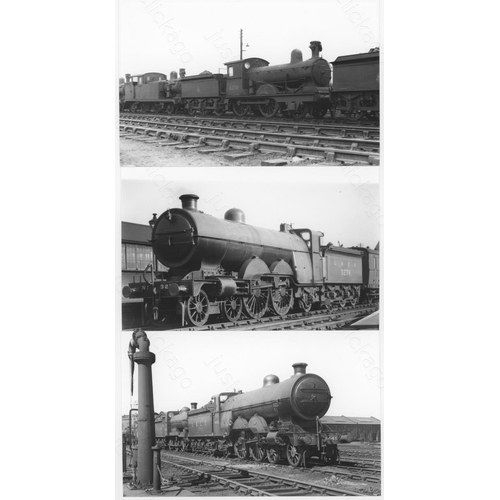 463 - Railway. Ex LNER/BR Steam. A box of Approx. 700, black and white, postcard size prints. The prints a... 