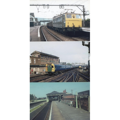 470 - Railway. Modern Traction. A collection of approx. 700, black and white and colour, postcard size pri... 