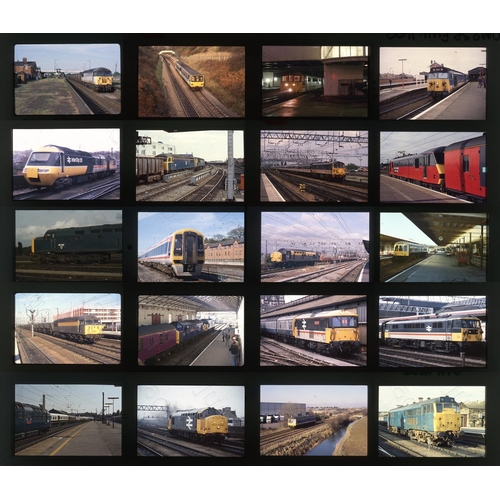 475 - Railway. Modern Traction. A selection of approx. 200 x 35mm, colour slides, on mixed film stock. The... 