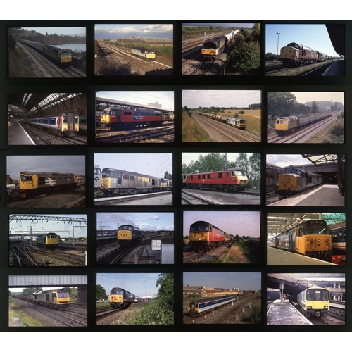 476 - Railway. Modern Traction. A selection of approx. 200 x 35mm, colour slides, on mixed film stock. The... 