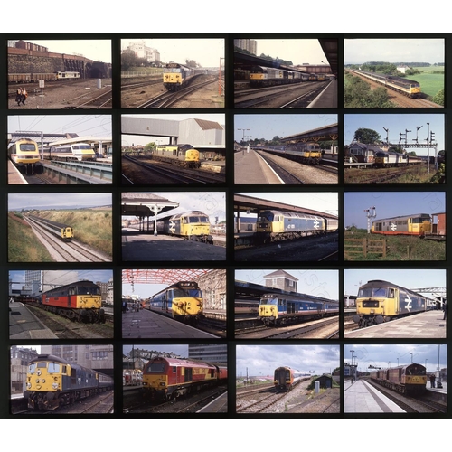 483 - Railway. Modern Traction. A good assortment of approx. 1100 x 35mm, colour slides, on Fujichrome fil... 