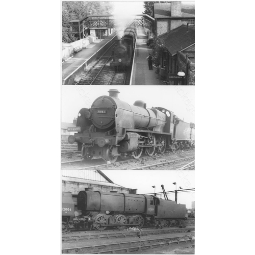 484 - Railway. B.R. Southern Locomotives-Named and Unnamed. A superb collection of commercial black and wh... 