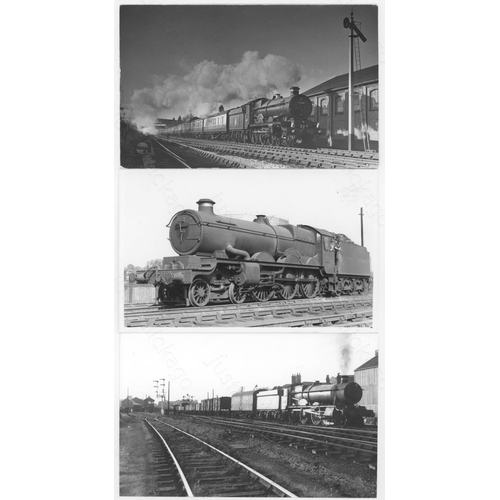 485 - Railway. Ex G.W.R. Locomotives-Named and Unnamed. A superb collection of commercial black and white ... 