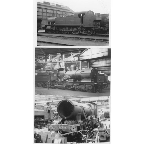 485 - Railway. Ex G.W.R. Locomotives-Named and Unnamed. A superb collection of commercial black and white ... 