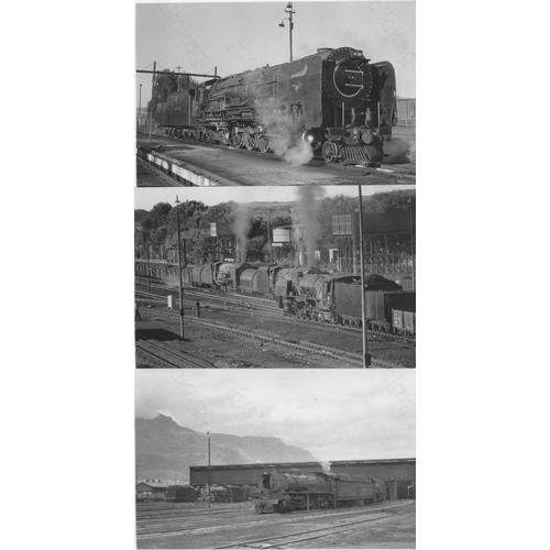 492 - Railway. Overseas Traction - SOUTH AFRICA. A collection of approx. 250, black and white, postcard si... 