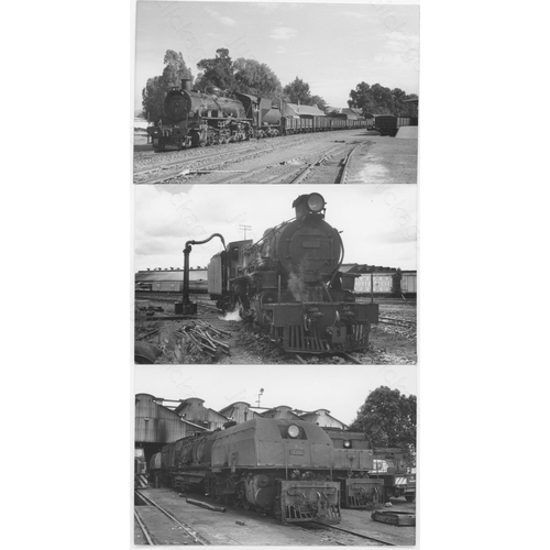 492 - Railway. Overseas Traction - SOUTH AFRICA. A collection of approx. 250, black and white, postcard si... 