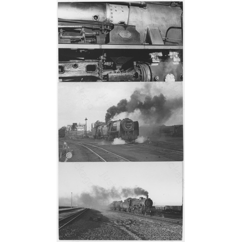 492 - Railway. Overseas Traction - SOUTH AFRICA. A collection of approx. 250, black and white, postcard si... 