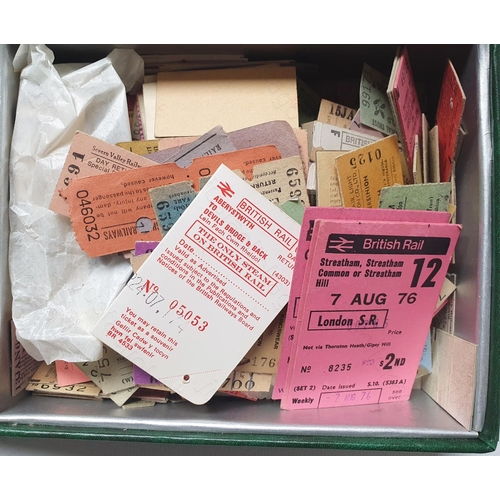 498 - Railway. Tickets. A box of a few hundred British Railways and souvenir tickets. The selection includ... 