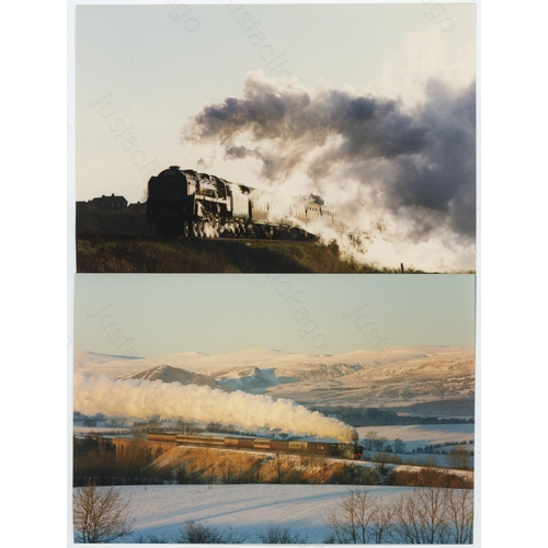 504 - Railway. UK Heritage Steam, Overseas Preserved Steam. A large box of approx. 60 film packets, contai... 