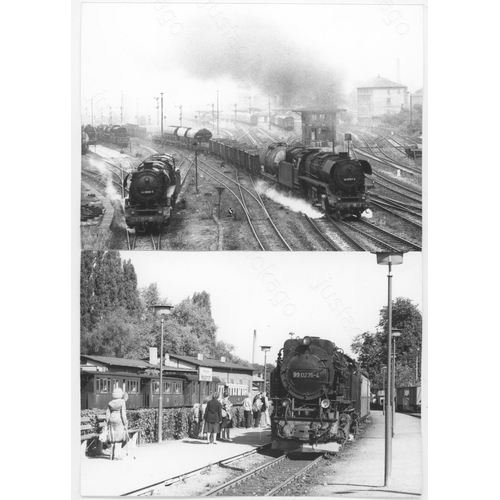 505 - Railway. UK Heritage Steam, Overseas Preserved Steam. A large box of approx. 60 film packets, contai... 