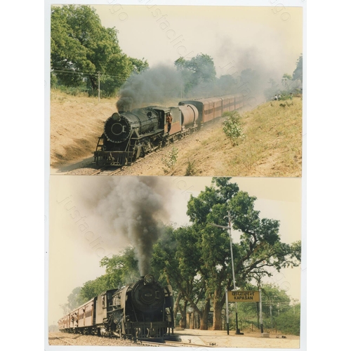 505 - Railway. UK Heritage Steam, Overseas Preserved Steam. A large box of approx. 60 film packets, contai... 