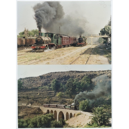 506 - Railway. UK Heritage Steam, Overseas Preserved Steam. A large box of approx. 60 film packets, contai... 