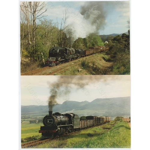 506 - Railway. UK Heritage Steam, Overseas Preserved Steam. A large box of approx. 60 film packets, contai... 