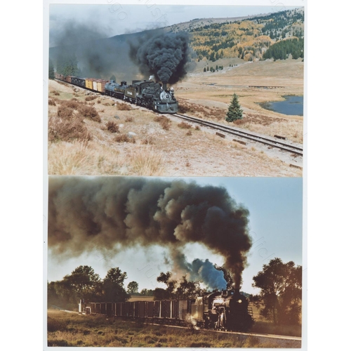 506 - Railway. UK Heritage Steam, Overseas Preserved Steam. A large box of approx. 60 film packets, contai... 