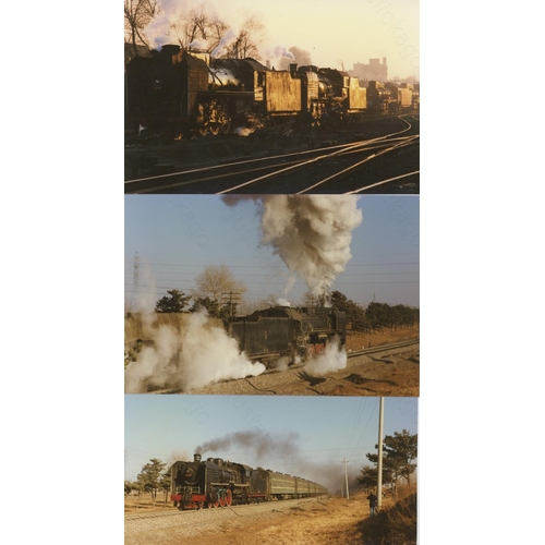 506 - Railway. UK Heritage Steam, Overseas Preserved Steam. A large box of approx. 60 film packets, contai... 