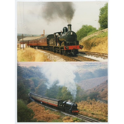 506 - Railway. UK Heritage Steam, Overseas Preserved Steam. A large box of approx. 60 film packets, contai... 