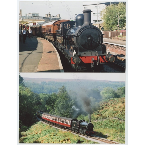 507 - Railway. UK Heritage Steam, Overseas Preserved Steam. A large box of approx. 60 film packets, contai... 