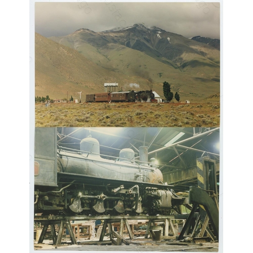 507 - Railway. UK Heritage Steam, Overseas Preserved Steam. A large box of approx. 60 film packets, contai... 