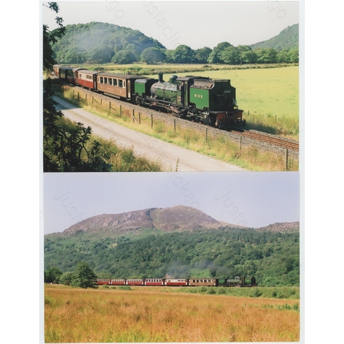 507 - Railway. UK Heritage Steam, Overseas Preserved Steam. A large box of approx. 60 film packets, contai... 