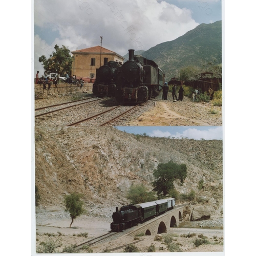 508 - Railway. UK Heritage Steam, Overseas Preserved Steam. A large box of approx. 60 film packets, contai... 