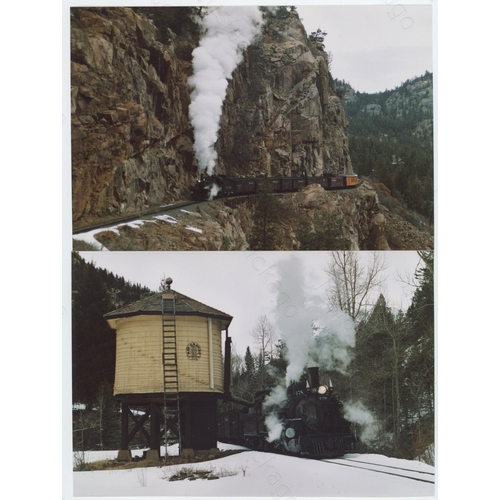 508 - Railway. UK Heritage Steam, Overseas Preserved Steam. A large box of approx. 60 film packets, contai... 