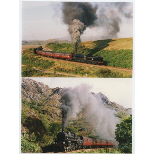 508 - Railway. UK Heritage Steam, Overseas Preserved Steam. A large box of approx. 60 film packets, contai... 