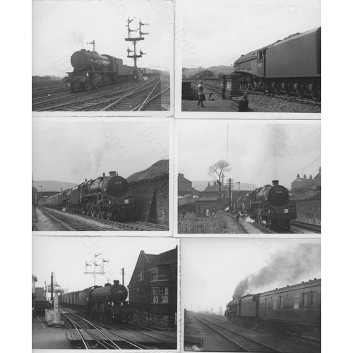 509 - Railway. B.R. Steam. A box of approx. 600, black and white, darkroom prints. The majority of the pri... 