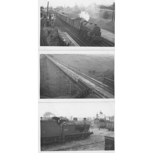 509 - Railway. B.R. Steam. A box of approx. 600, black and white, darkroom prints. The majority of the pri... 