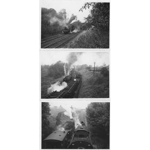 509 - Railway. B.R. Steam. A box of approx. 600, black and white, darkroom prints. The majority of the pri... 