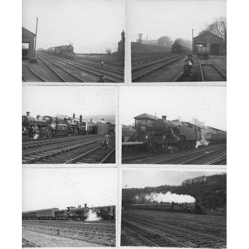 509 - Railway. B.R. Steam. A box of approx. 600, black and white, darkroom prints. The majority of the pri... 