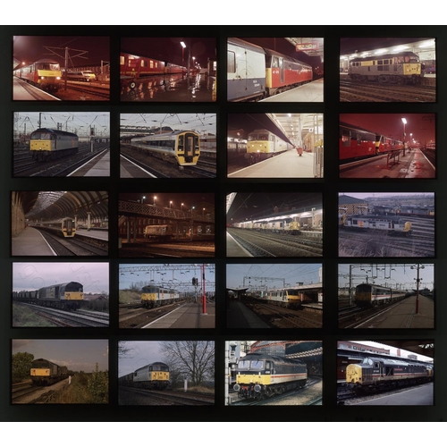 510 - Railway. Modern Traction. A collection of 200 x 35mm, original colour slides, on Kodak film stock, h... 