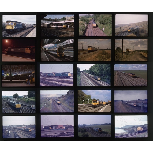 511 - Railway. Modern Traction. A collection of approx. 260 x 35mm, colour slides, on mixed film stock wit... 