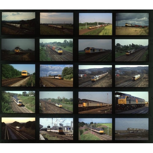 514 - Railway. Modern Traction-Neil Harvey Collection. A good quality collection of modern traction slides... 