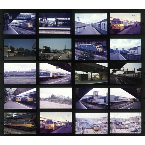 520 - Railway. Modern Traction and Infrastructure. A good assortment of approx. 175  x 35mm colour slides,... 