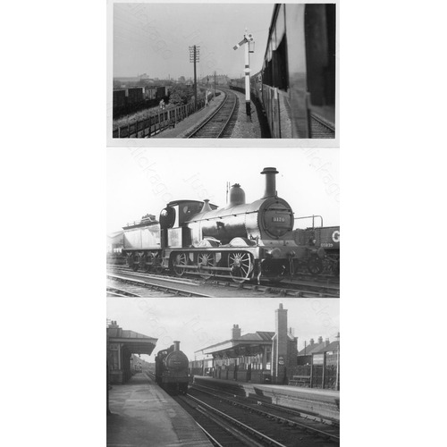 524 - Railway. Ex L.M.S locomotives. We are delighted to offer these original darkroom prints from the 