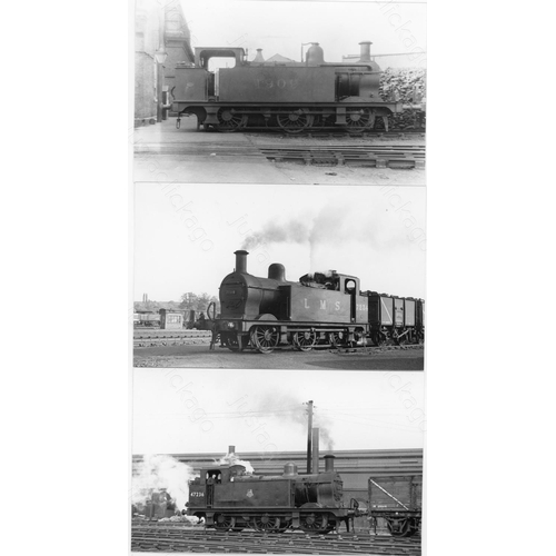 524 - Railway. Ex L.M.S locomotives. We are delighted to offer these original darkroom prints from the 