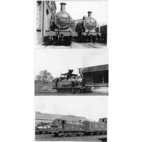 524 - Railway. Ex L.M.S locomotives. We are delighted to offer these original darkroom prints from the 