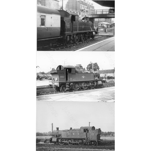 525 - Railway. Ex G.W.R. locomotives and B.R. infrastructure. We are delighted to offer these original dar... 