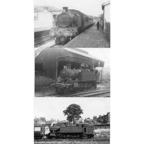 525 - Railway. Ex G.W.R. locomotives and B.R. infrastructure. We are delighted to offer these original dar... 