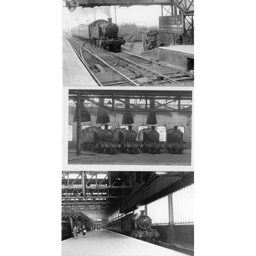 525 - Railway. Ex G.W.R. locomotives and B.R. infrastructure. We are delighted to offer these original dar... 