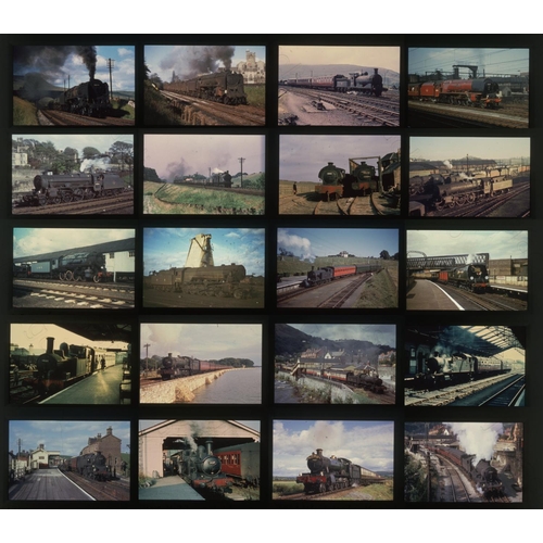 536 - Railway. B.R. Steam. A collection of approx. 224 x 35mm, DUPLICATE, colour slides, stored in pvc sli... 