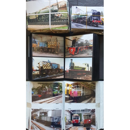 539 - Railway. Heritage Steam. A large collection of approx. 800, colour prints, including 2 photo albums.... 