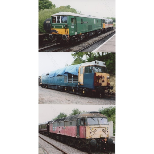 541 - Railway. Modern Traction. A good sized collection of approx. 1000, 6