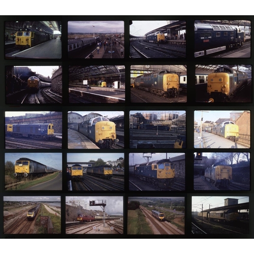 549 - Railway. Modern Traction. A small selection of approx. 100 x 35mm, original colour slides, on Kodak ... 